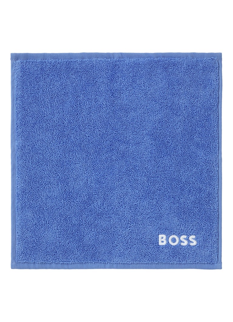 BOSS Edge gastendoek - 30 x 30 cm Blauw - Deal