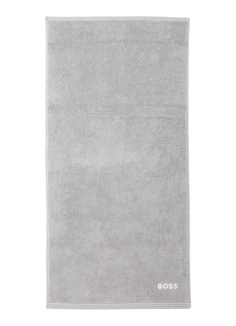 BOSS Edge badhanddoek 50 x 100 cm Lichtgrijs - Deal