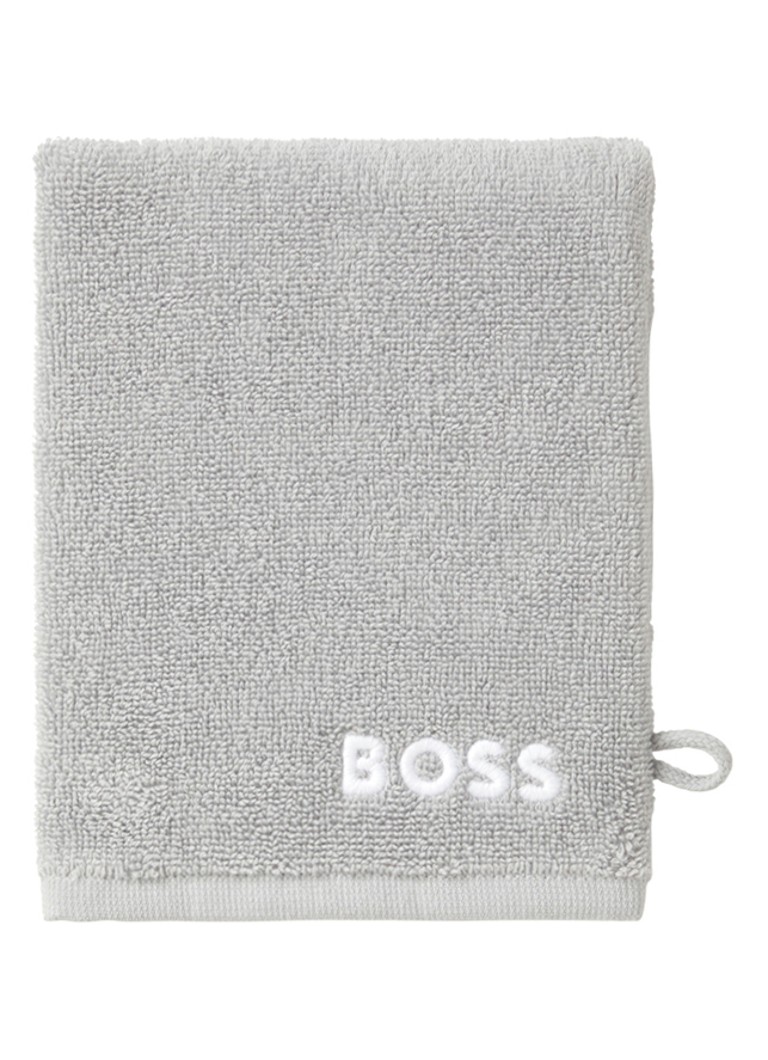 BOSS Edge washand - 15 x 21 cm Lichtgrijs - Deal