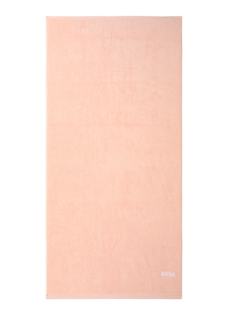 BOSS Edge badhanddoek - 70 x 140 cm Perzikroze