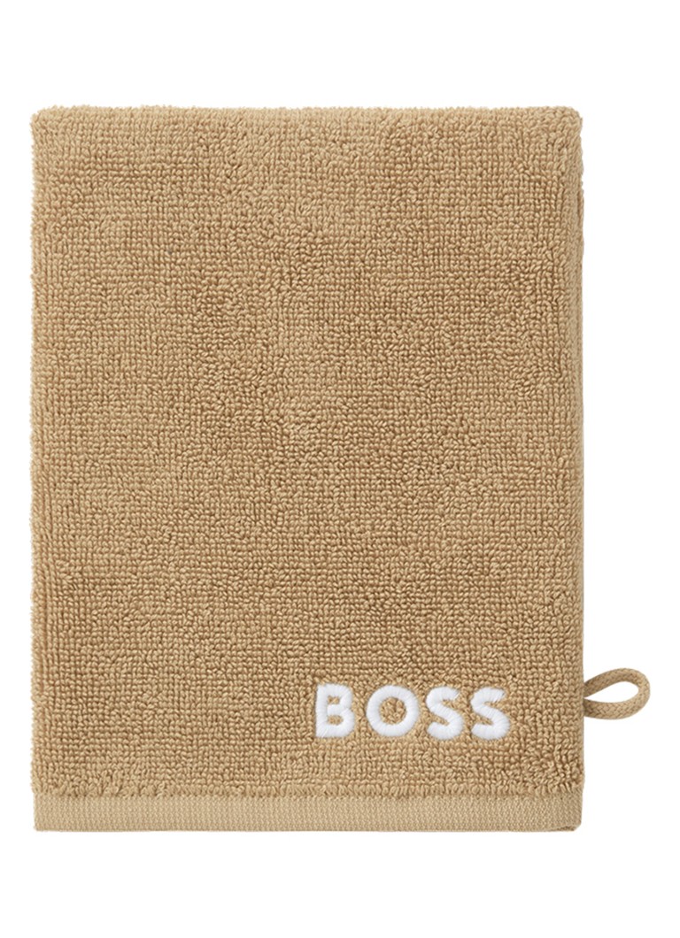 BOSS Edge washand - 15 x 21 cm Bruin - Deal