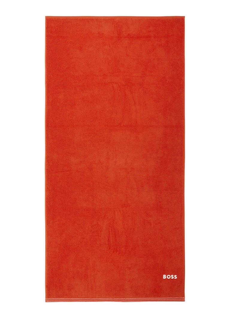 BOSS Edge badhanddoek - 70 x 140 cm Oranjerood - Deal