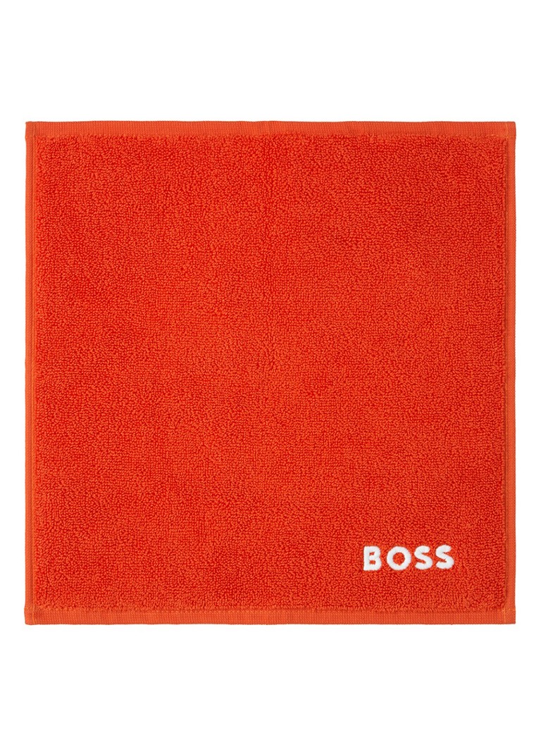 BOSS Edge gastendoek - 30 x 30 cm Oranjerood - Deal