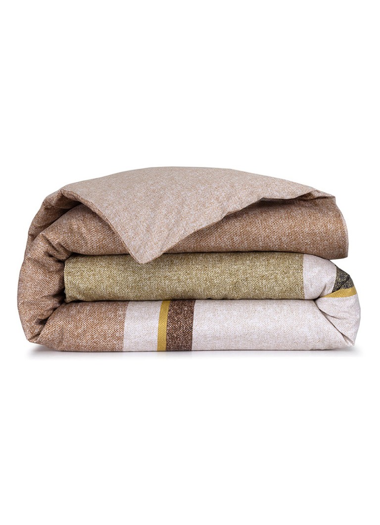 BOSS Loomis dekbedovertrek van katoensatijn 120TC - exclusief kussenslopen Beige