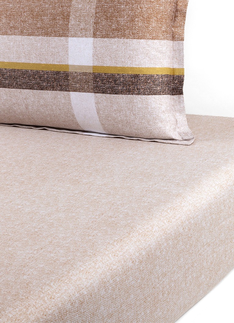 BOSS Loomis hoeslaken 120TC, hoekhoogte 35 cm Beige - Deal