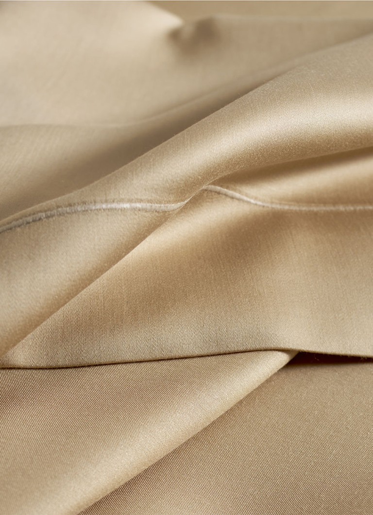 KENZO KZ Iconic laken van katoensatijn 300TC Goud - Deal