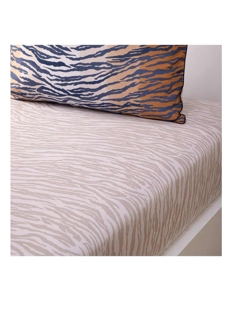 KENZO K Tora hoeslaken van katoen, hoekhoogte 33 cm Beige - Deal