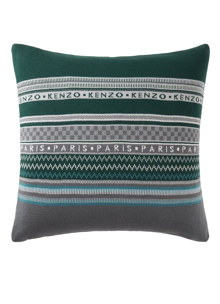 KENZO Jakado sierkussenhoes 45 x 45 cm Donkergroen - Deal