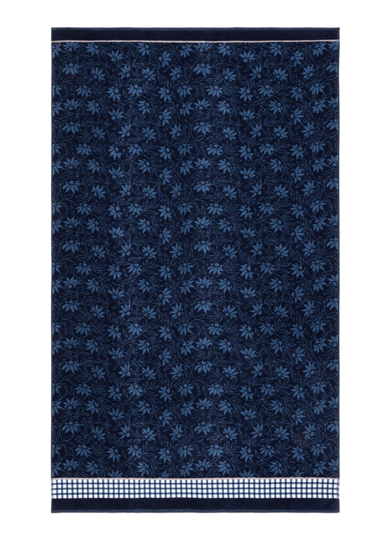 KENZO Rythm badhanddoek 70 x 140 cm Donkerblauw - Deal