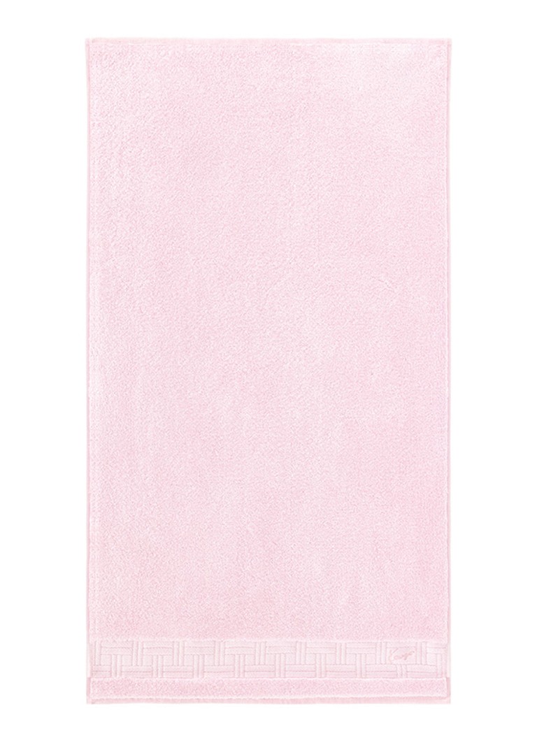 KENZO Weave badhanddoek - 55 x 100 cm Lichtroze - Deal