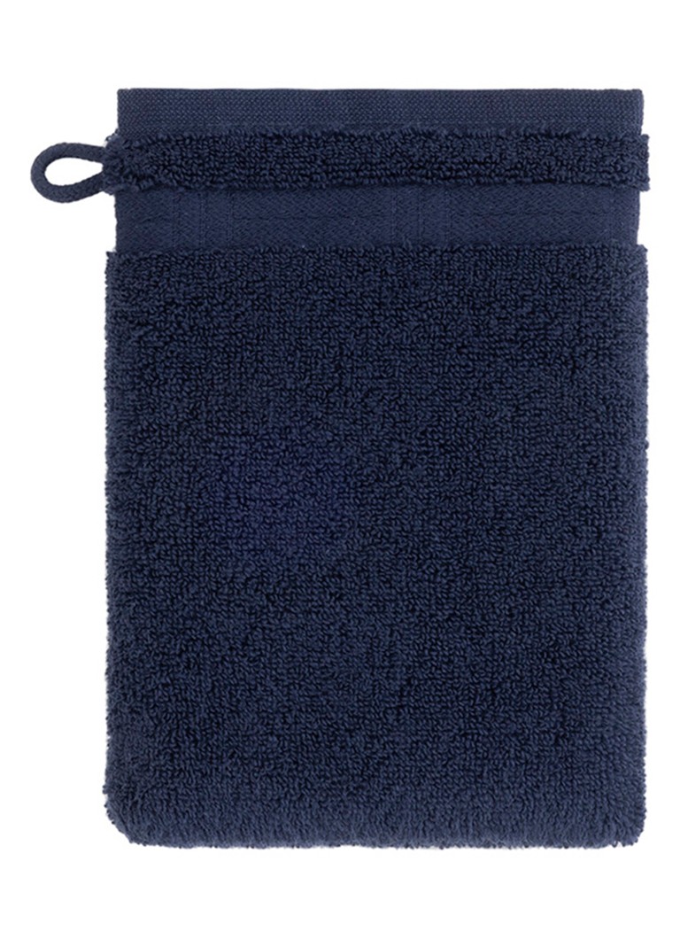 KENZO Weave washand - 16 x 22 cm Donkerblauw