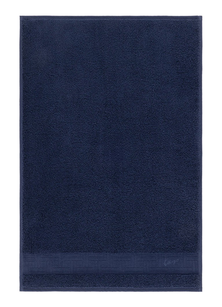 KENZO Weave gastendoek - 45 x 70 cm Donkerblauw - Deal