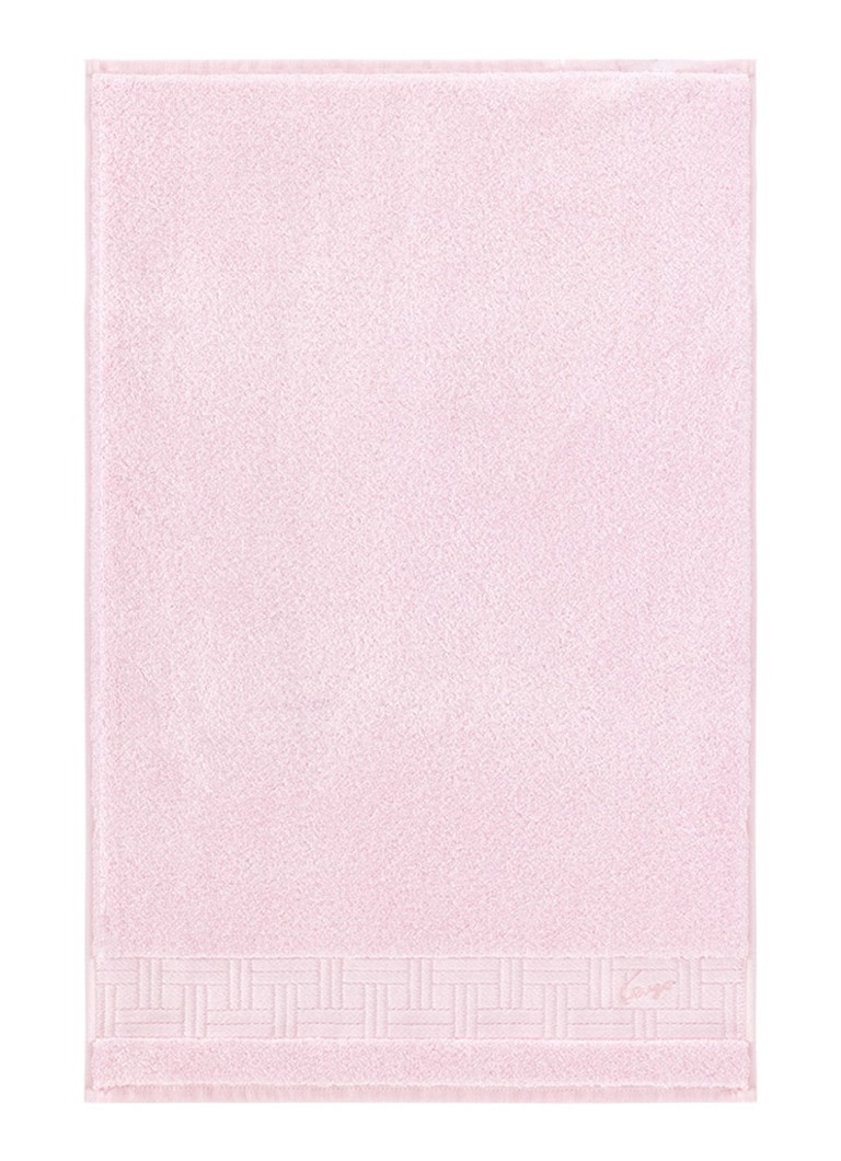 KENZO Weave gastendoek - 45 x 70 cm Lichtroze - Deal
