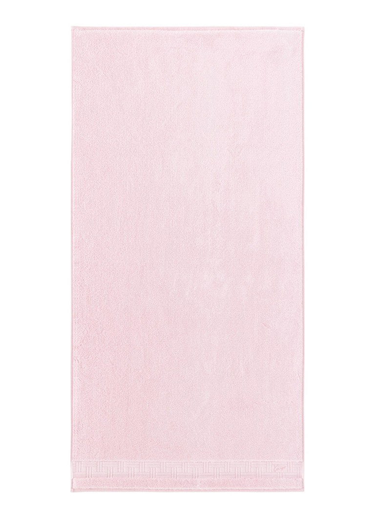 KENZO Weave badhanddoek - 70 x 140 cm Lichtroze - Deal