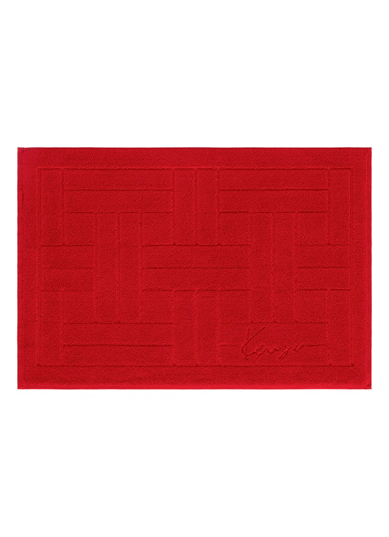KENZO Weave badmat 55 x 80 cm Rood - Deal