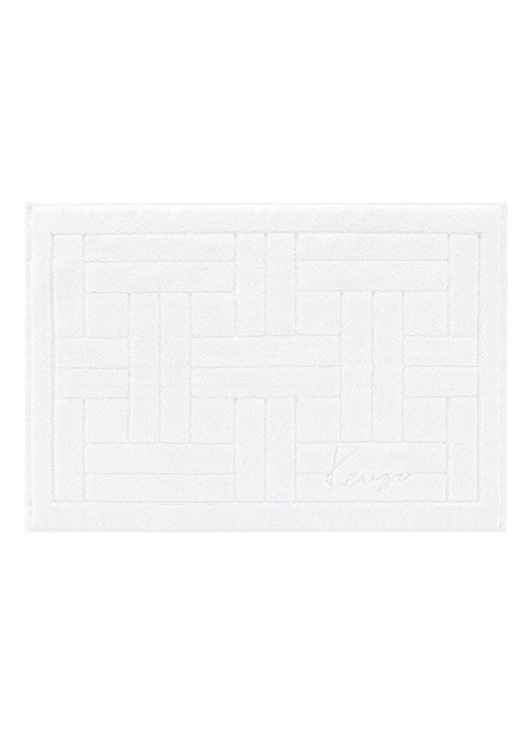 KENZO Weave badmat 55 x 80 cm Wit - Deal