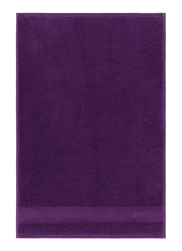 KENZO Weave gastendoek - 45 x 70 cm Aubergine