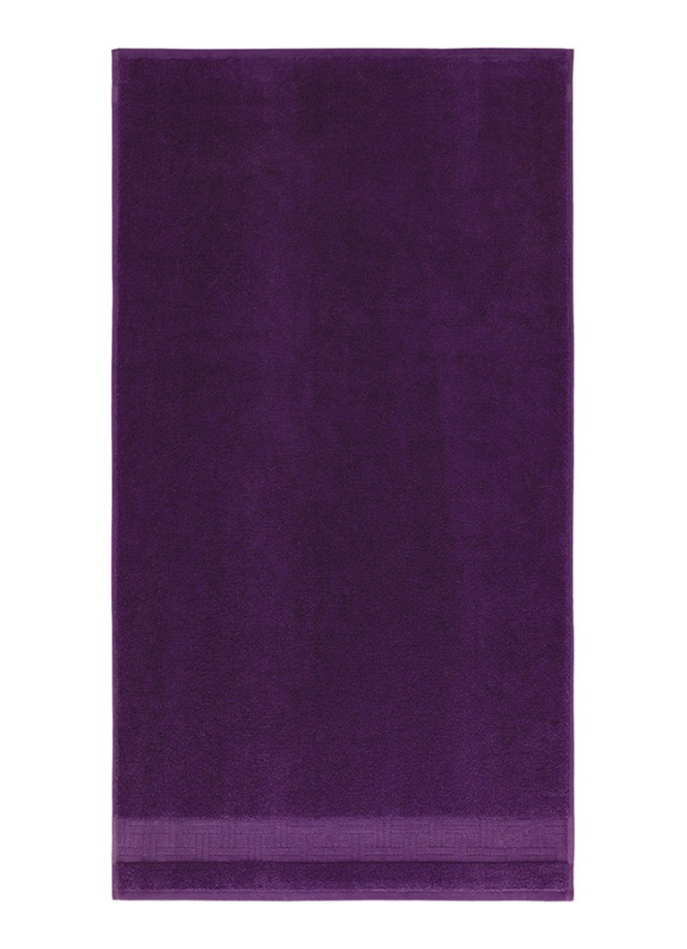 KENZO Weave badhanddoek - 55 x 100 cm Aubergine