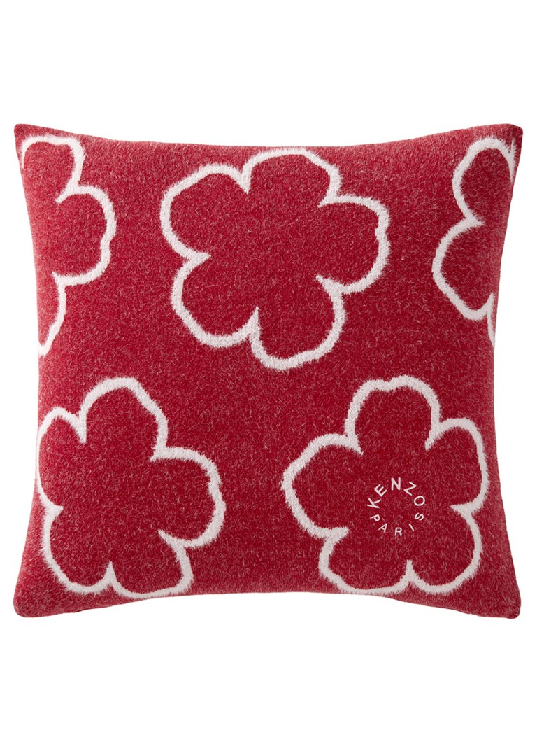 KENZO K Popboke sierkussenhoes 45 x 45 cm Rood - Deal