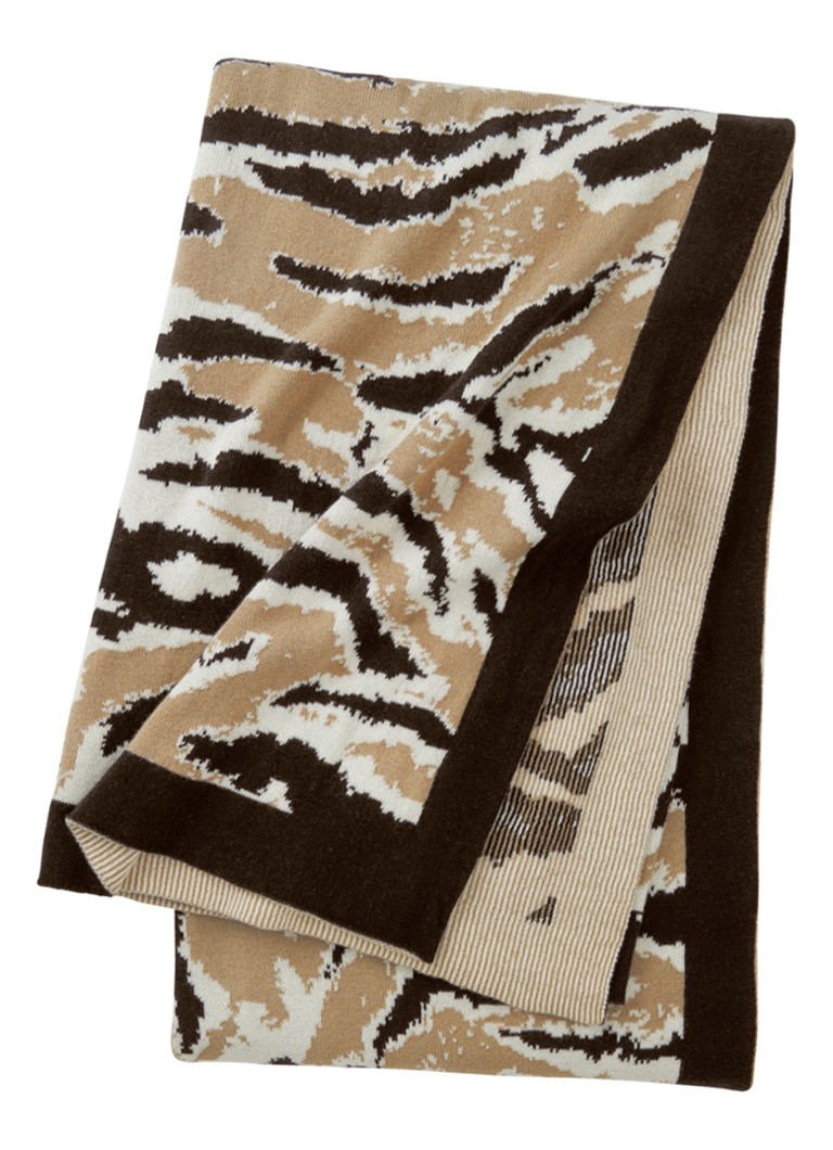 KENZO K Fauve plaid 130 x 170 cm Grijs - Deal