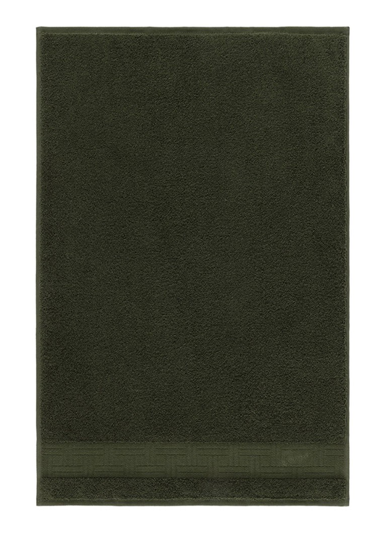 KENZO Weave badhanddoek - 70 x 140 cm Khaki - Deal