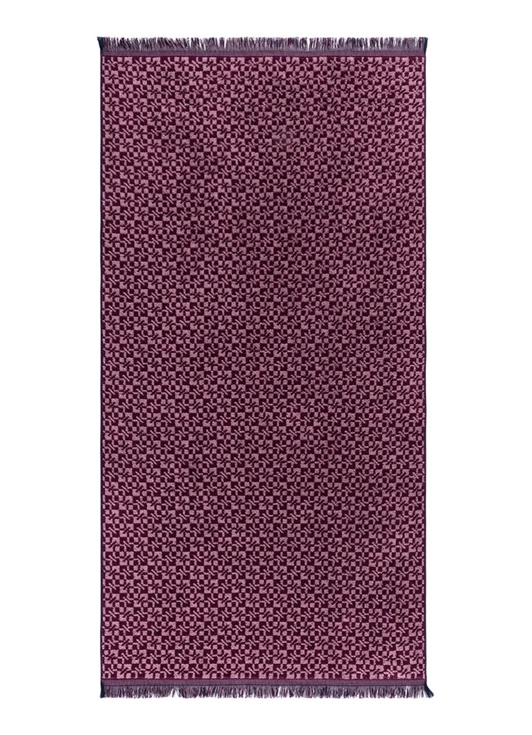 KENZO Kenzoka badhanddoek 70 x 140 cm Aubergine - Deal