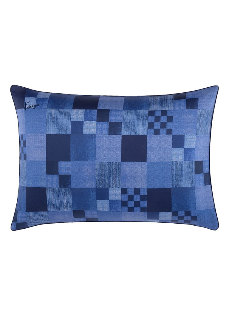 KENZO K Indigo kussensloop 120TC Blauw - Deal
