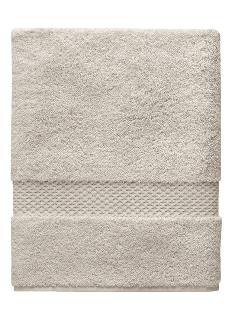 Yves Delorme Etoile badhanddoek - 700g/m2 - 70 x 140 cm Taupe - Deal