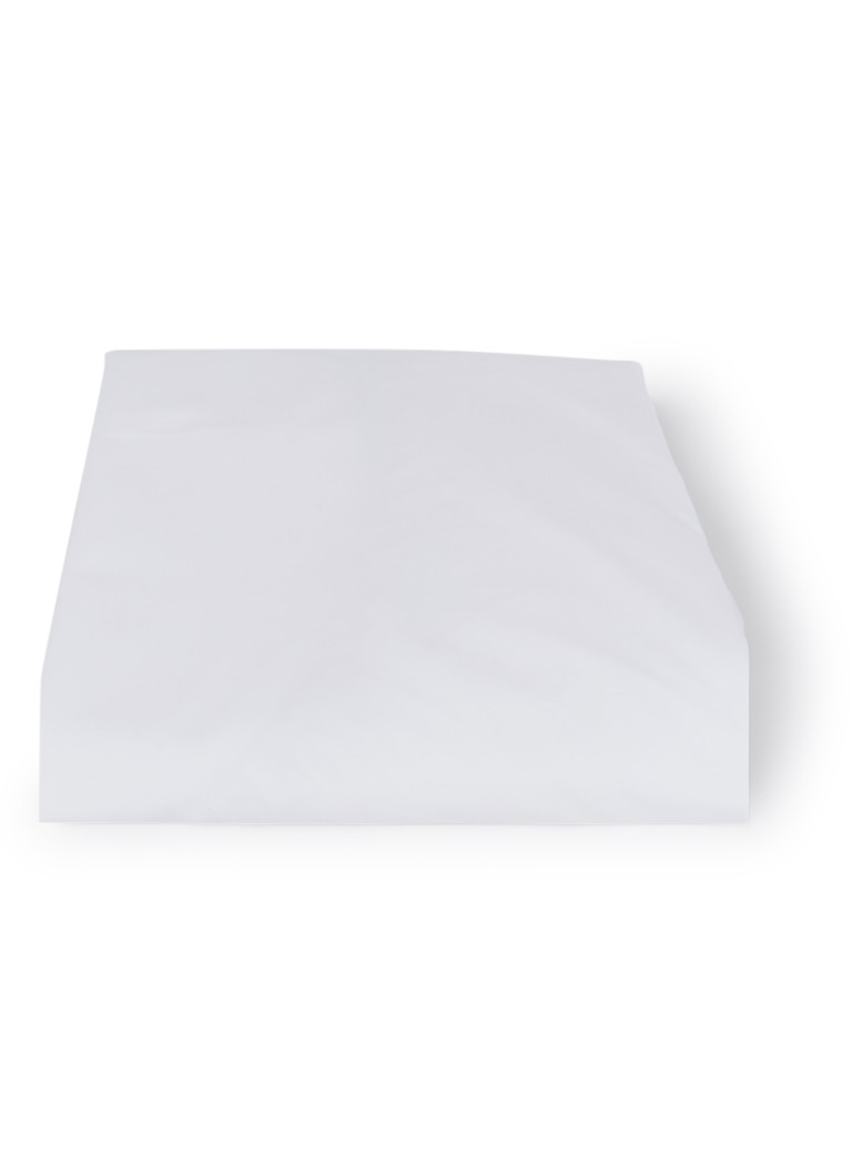 Yves Delorme Roma hoeslaken van katoen perkal 500TC, hoekhoogte in 33,5 cm Wit - Deal