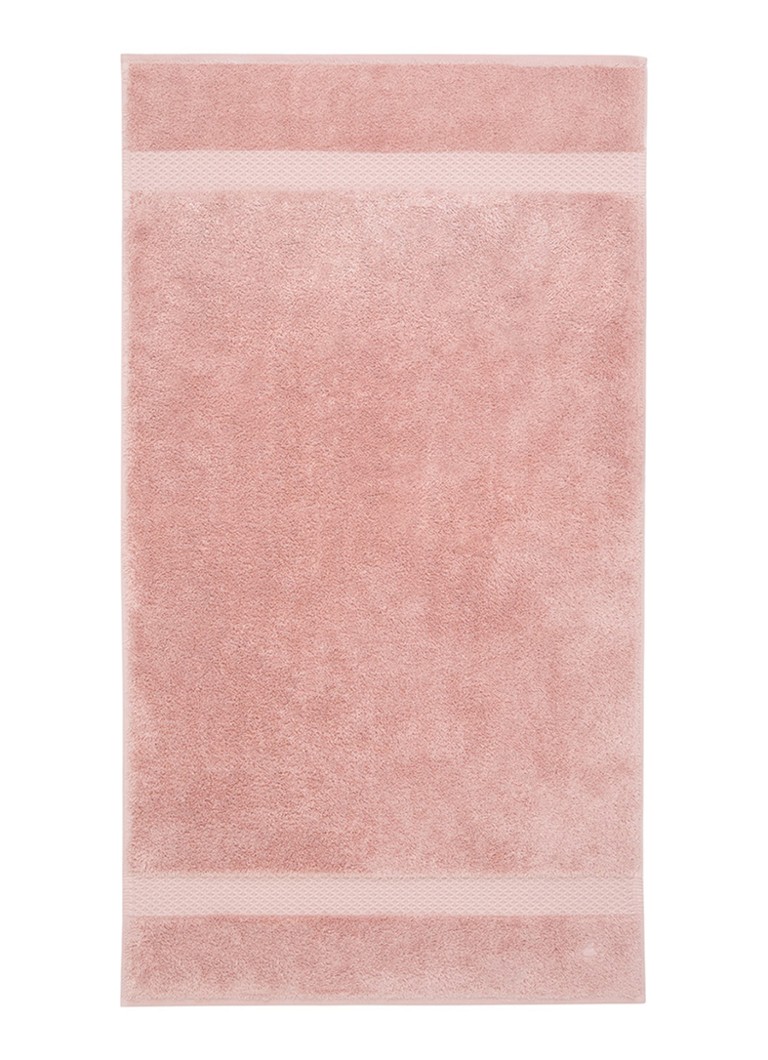 Yves Delorme Etoile badhanddoek - 700 gr/m2 - 55 x 100 cm Roze - Deal
