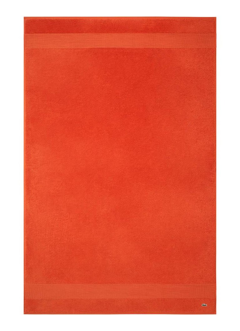 Lacoste L Lecroco badlaken - 600 gr/m2 - 100 x 150 cm Diepzwart - Deal