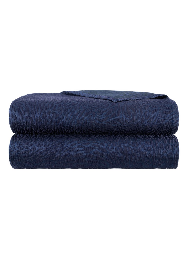 Yves Delorme Souvenir bedsprei in katoenblend Blauw - Deal