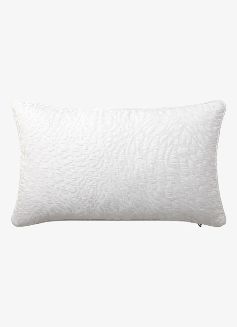 Yves Delorme Souvenir kussenhoes in zijdeblend 33 x 57 cm Wit - Deal