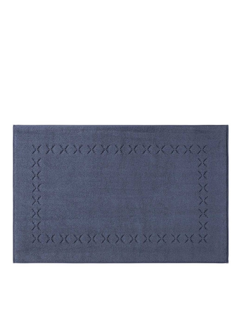 Yves Delorme Nature badmat 55 x 90 cm Donkerblauw