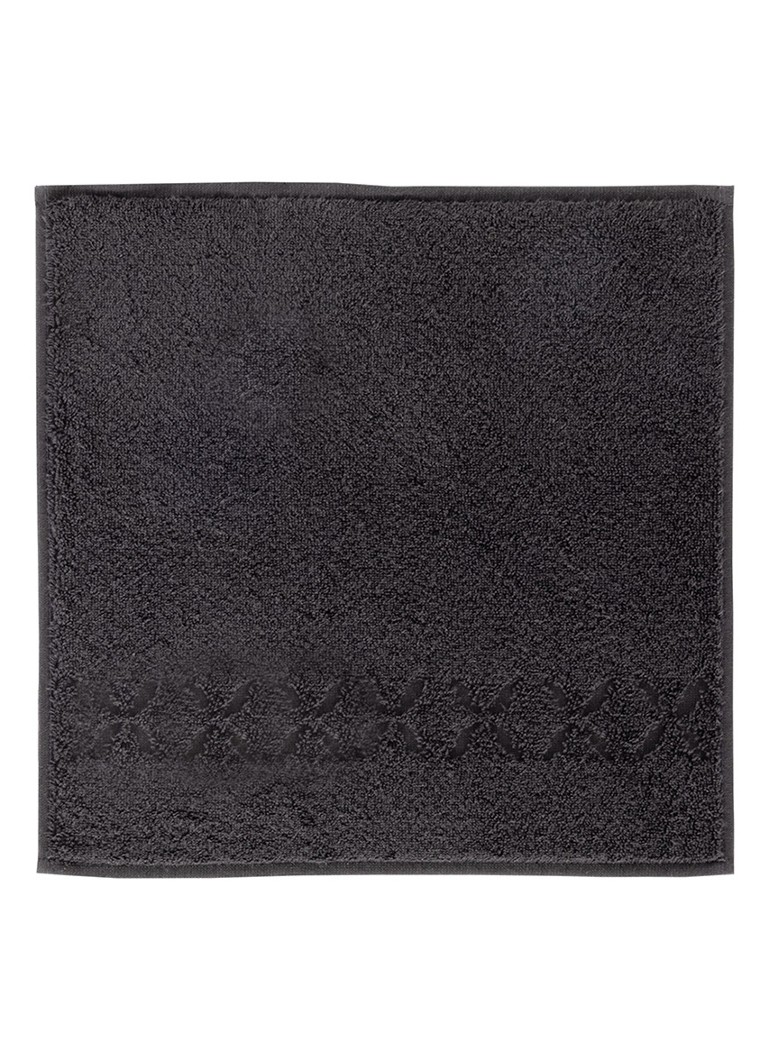 Yves Delorme Nature Amande washand - 550 gr/m2 - 33 x 33 cm Donkergrijs - Deal