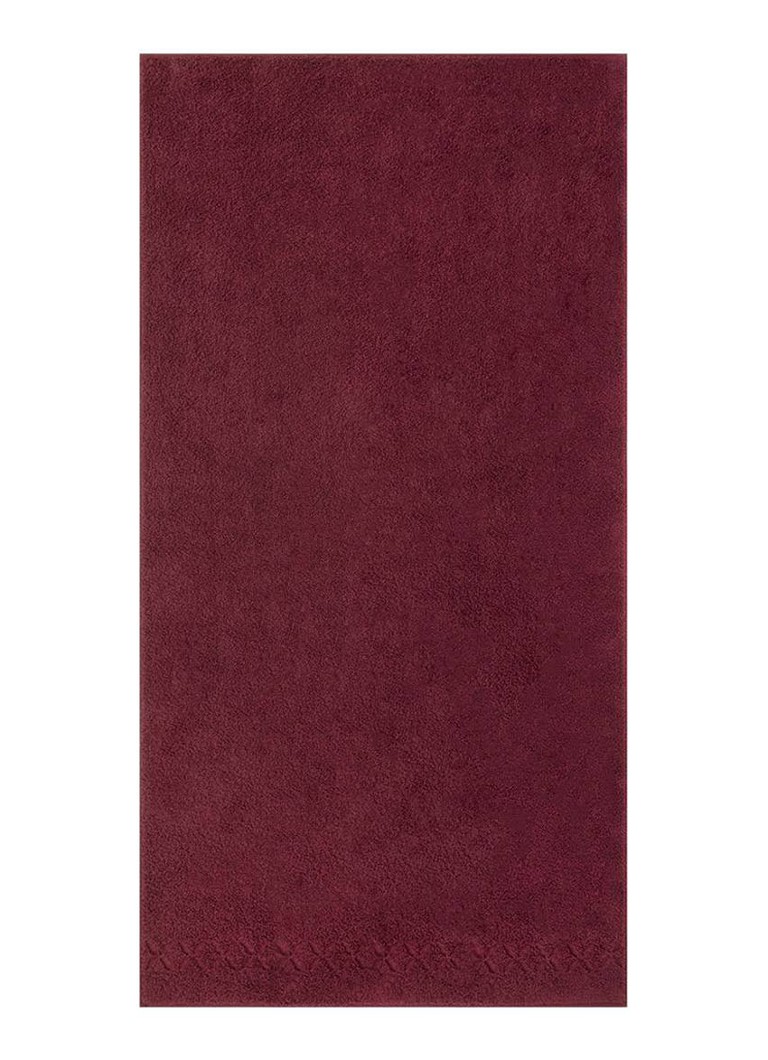 Yves Delorme Nature Amande badlaken - 550 gr/m2 - 70 x 140 cm Aubergine - Deal