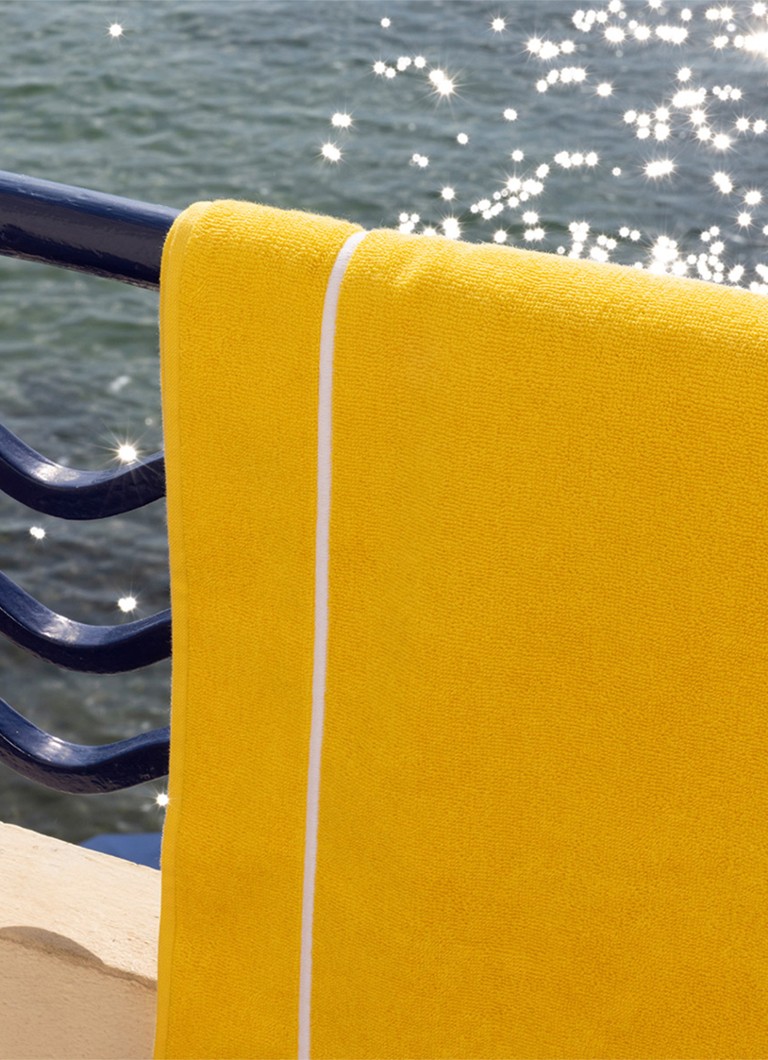 Yves Delorme Croisiere strandlaken - 480 gr/m2 - 92 x 200 cm Geel - Deal