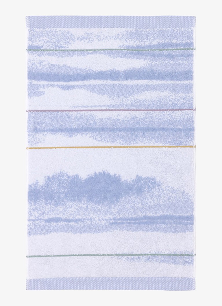 Yves Delorme Horizons gastendoek van katoen - 470 gr/m2 - 42 x 70 cm Lichtpaars - Deal