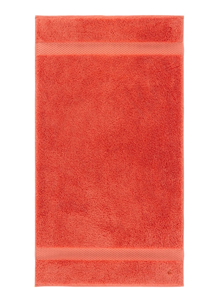 Yves Delorme Etoile badhanddoek - 700 gr/m2 - 55 x 100 cm Koraalrood - Deal
