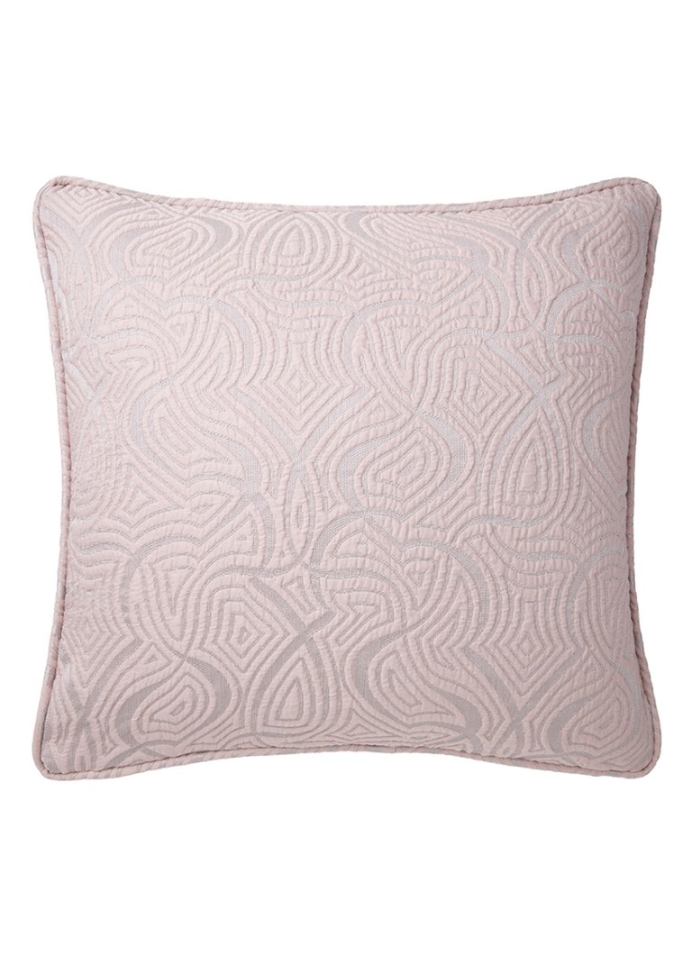 Yves Delorme Corroles sierkussenhoes 45 x 45 cm Oudroze - Deal