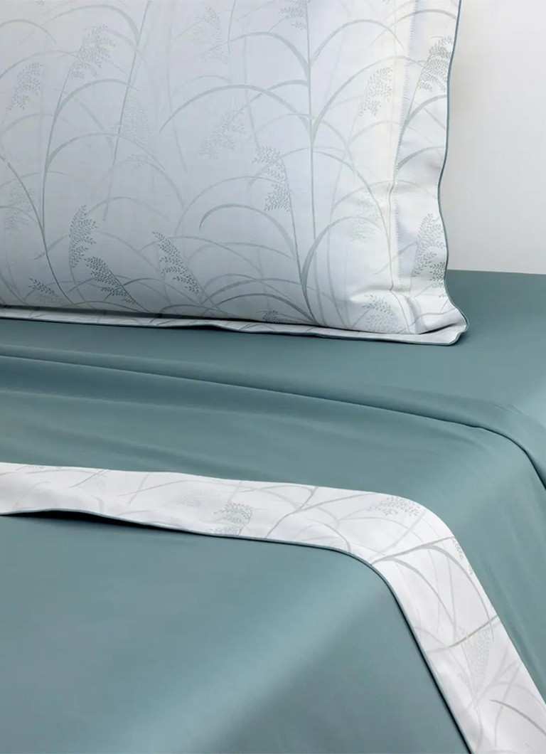 Yves Delorme Graminee laken Blauw - Deal