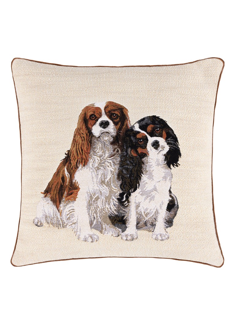 Yves Delorme Charlies sierkussenhoes in wolblend 45 x 45 cm Creme - Deal