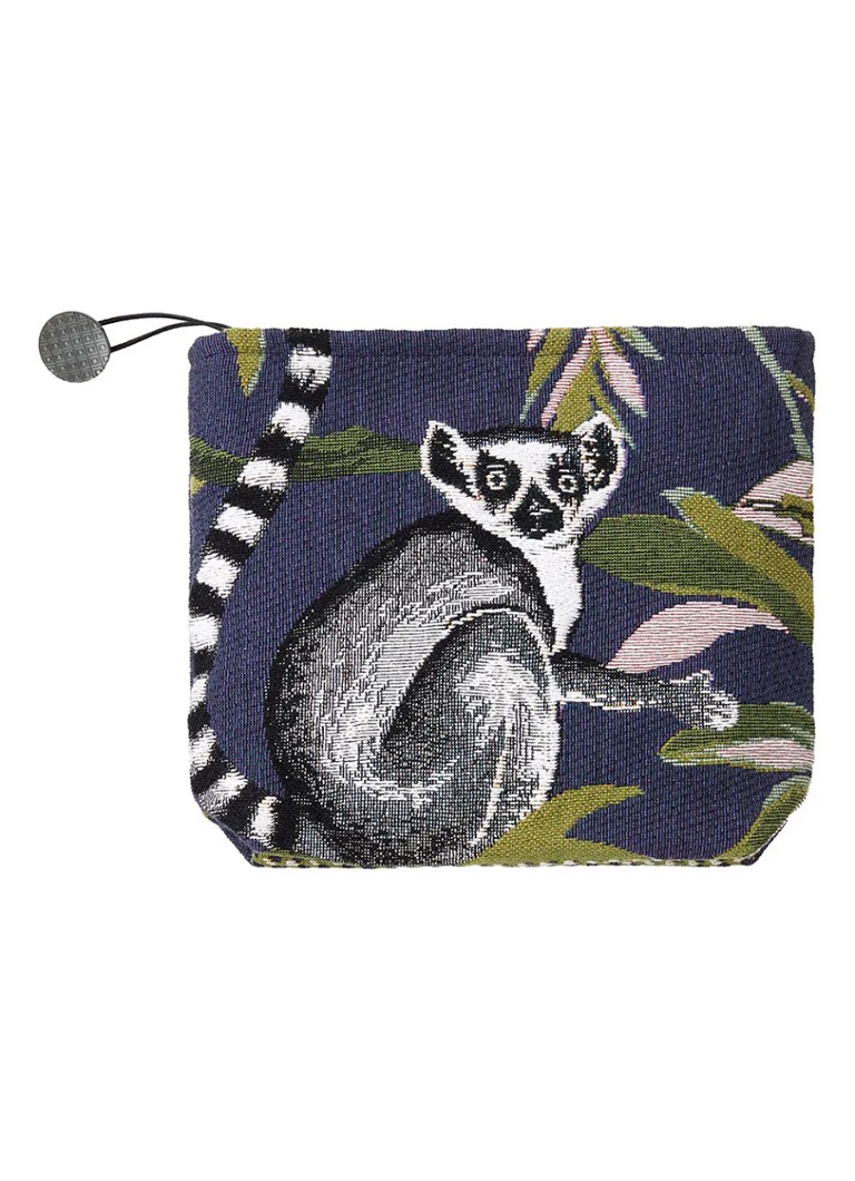 Yves Delorme Lemurien toilettas 16 x 22 cm Donkerblauw - Deal