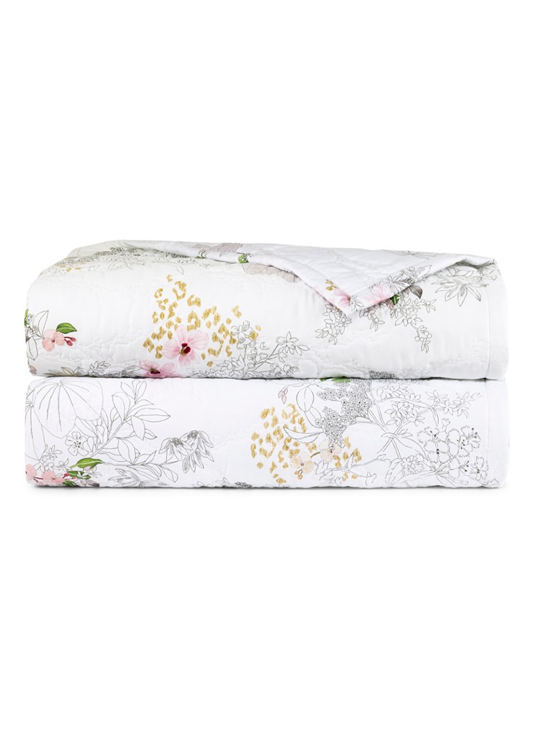 Yves Delorme Orchidee bedsprei Wit - Deal