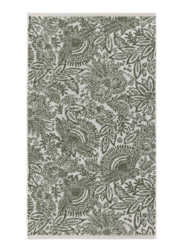 Yves Delorme Patio badhanddoek - 55 x 100 cm Mosgroen - Deal