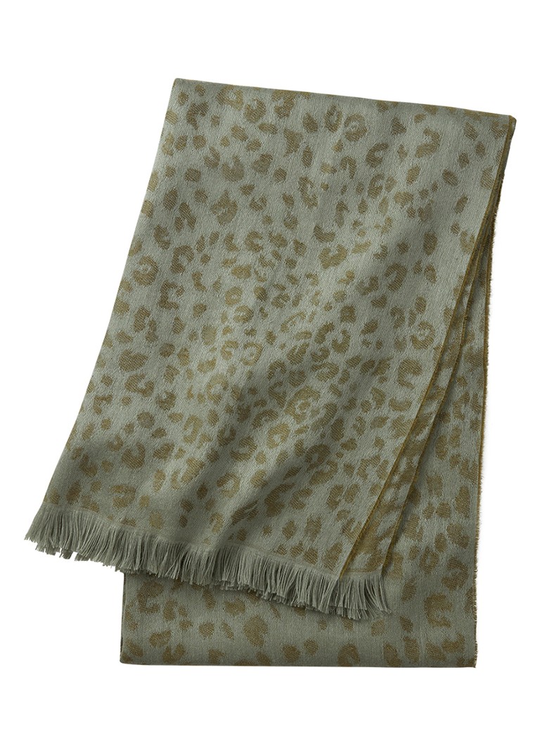 Yves Delorme Fauve plaid van linnen 140 x 160 cm Khaki - Deal