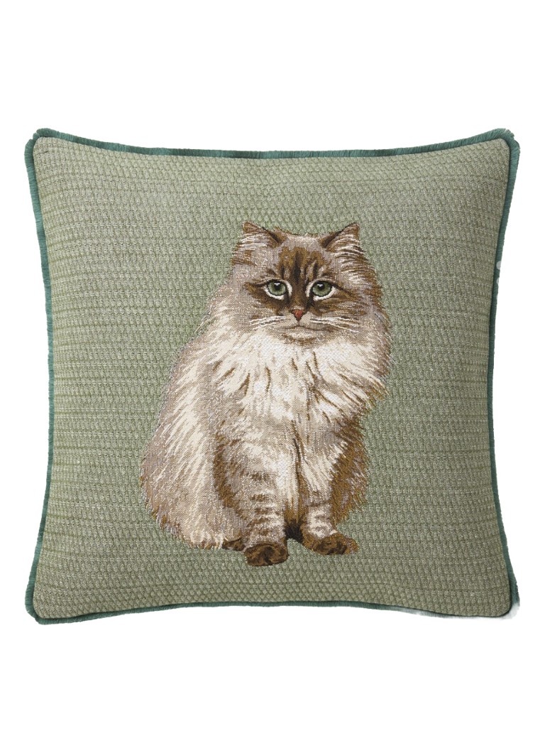 Yves Delorme Aime sierkussenhoes 45 x 45 cm Groen - Deal