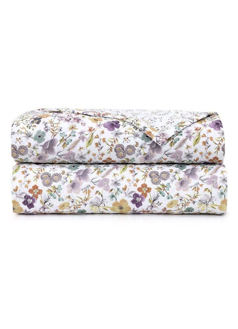 Yves Delorme Fleurs bedsprei 80TC Wit