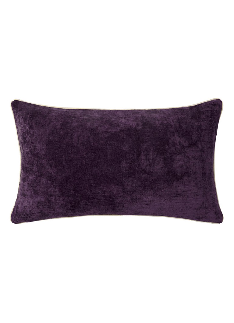 Yves Delorme Orpheo sierkussenhoes Aubergine - Deal