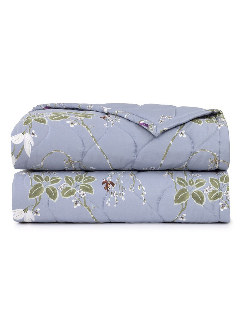 Yves Delorme Rameau bedsprei Blauw